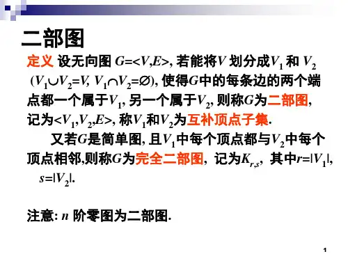 二部图与完全二部图课堂PPT