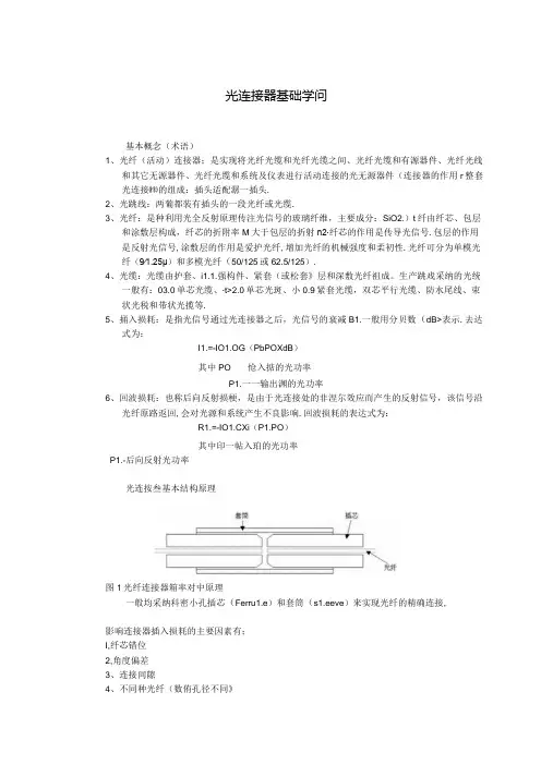 光纤连接器基础知识(1).docx
