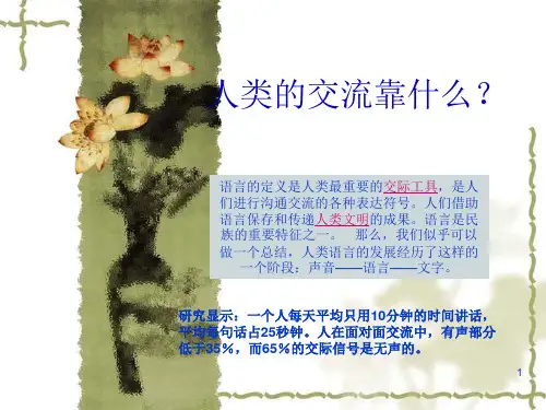 跨文化交际_肢体语言(课堂PPT)
