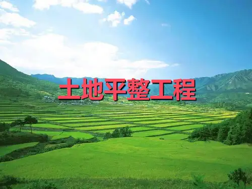 土地开发整理规划设计——土地平整工程PPT课件
