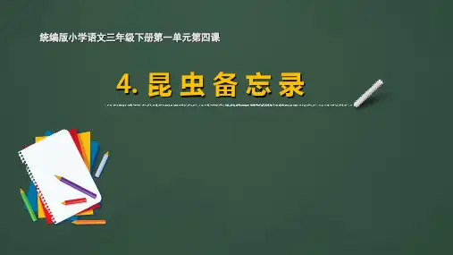 4.《昆虫备忘录》课件(共12张PPT).ppt