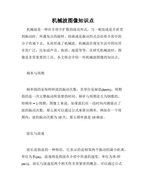 机械波图像知识点