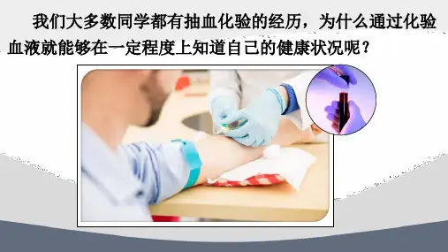 人教版生物七年级下册 4. 流动的组织——血液 课件