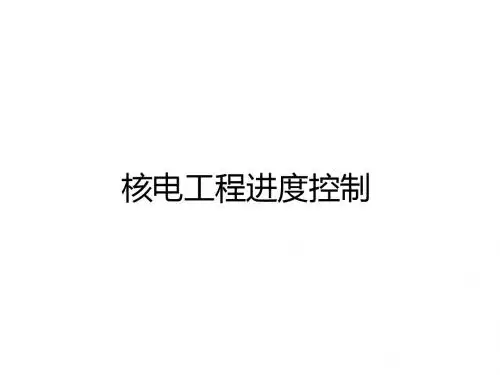 核电工程进度控制