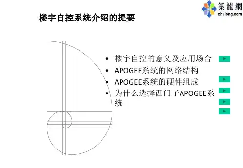 西门子楼宇自控系统.ppt