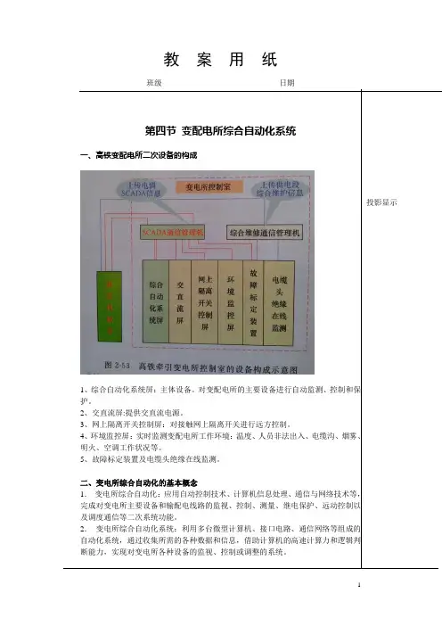 变配电所综自系统