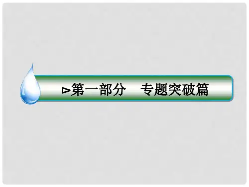 高考物理二轮复习 专题突破篇 3.2 电场和磁场课件
