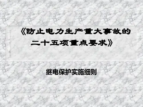 二十五项重点反措