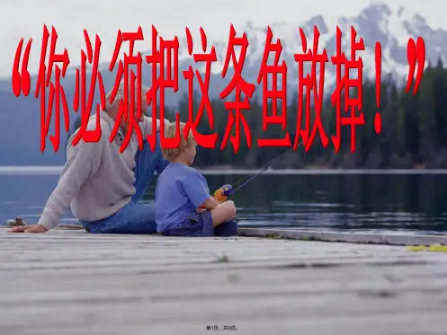 你必须把这条鱼放掉ppt自制课件(共9张PPT)