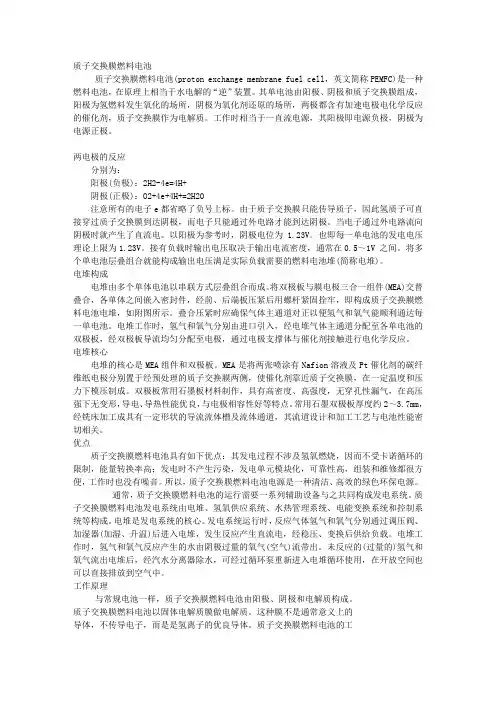 质子交换膜燃料电池
