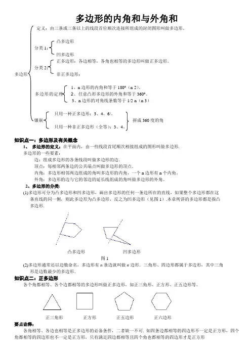 多边形及其内角和讲义