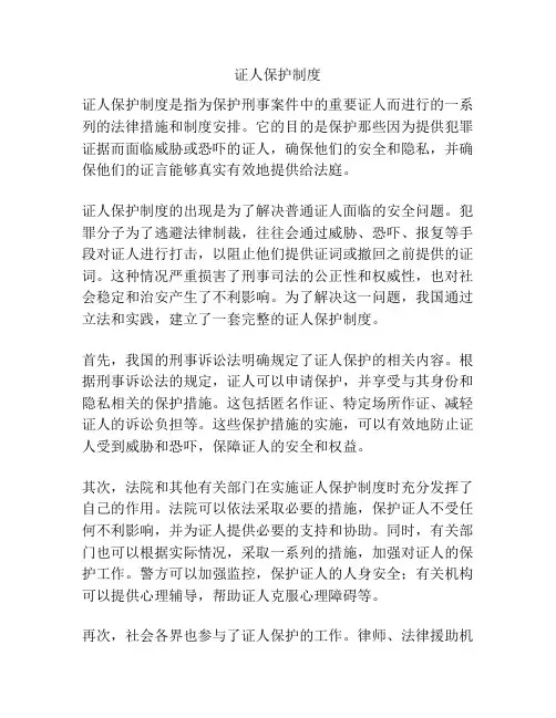 证人保护制度