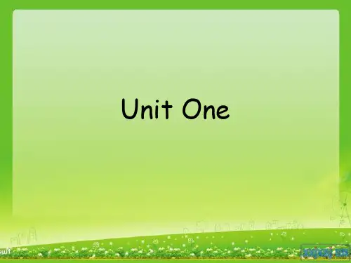 跨文化交际-Unit_1