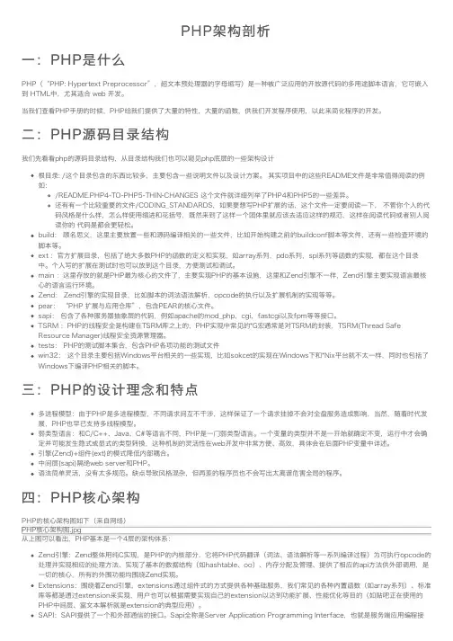 PHP架构剖析