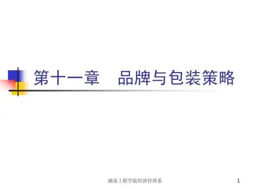Ch11 品牌与包装策略