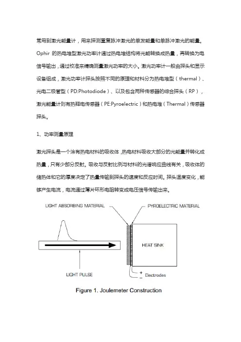 激光功率计的工作原理