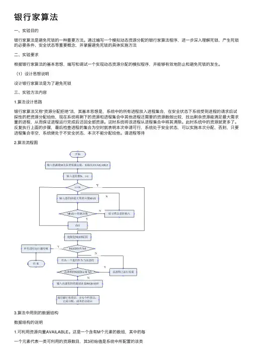 银行家算法——精选推荐