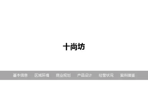 商业街区、小体量商业、十尚坊案例