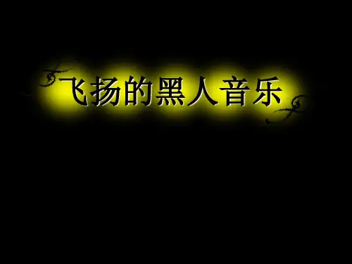 《飞扬的黑人音乐》