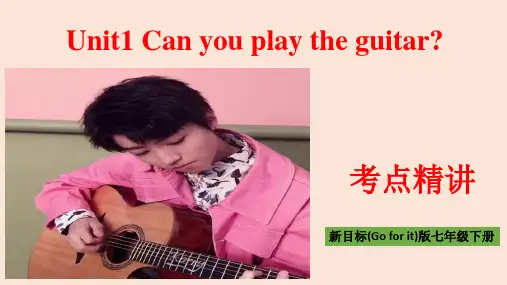 Unit 1 Can you play the guitar (期中复习)七年级英语下册(人教版)
