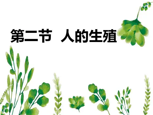 4.1.2 人的生殖
