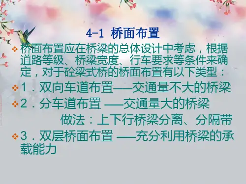 桥面布置和构造课件