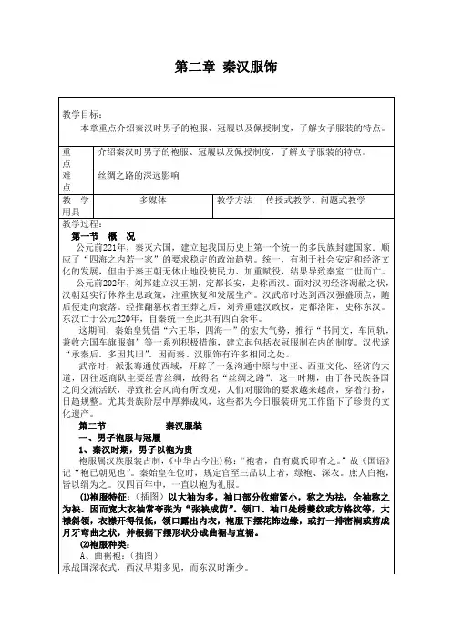 第二章__秦汉服装