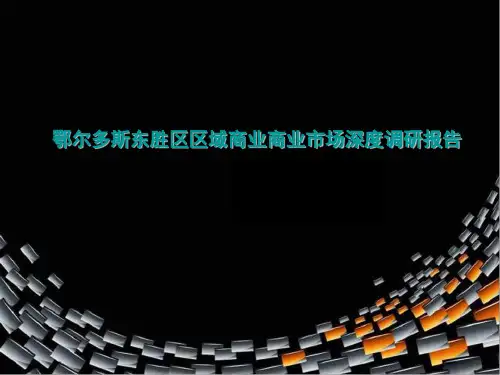 鄂尔多斯东胜区区域商业商业市场深度调研报告