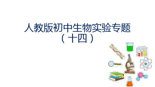 实验十四 用显微镜观察人血的永久涂片 中考生物全册实验分析设计课件 
