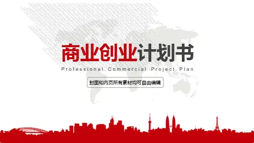 商业策划创业计划书汇报类PPT模板(39)