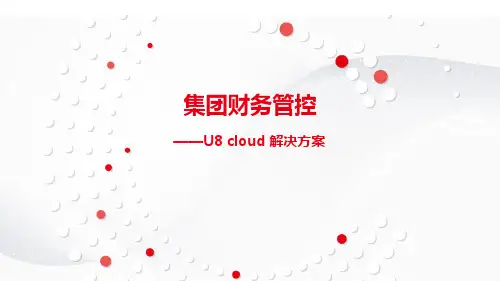 U8 cloud 财务集中核算解决方案