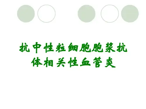抗中性粒细胞胞浆抗体相关性血管炎