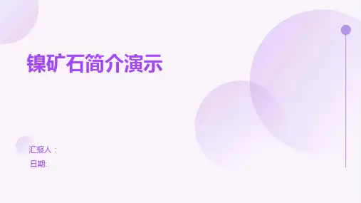 镍矿石简介演示