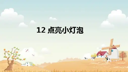 苏教版四年级上册科学12 点亮小灯泡(二)课件