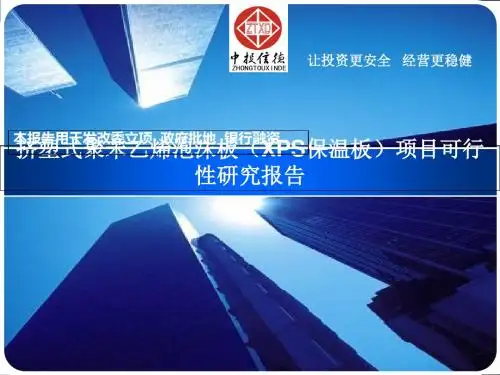 挤塑式聚苯乙烯泡沫板(XPS保温板)项目可行性-文档资料