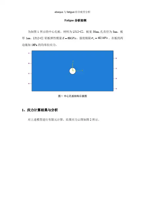 abaqus与fatigue结合疲劳分析