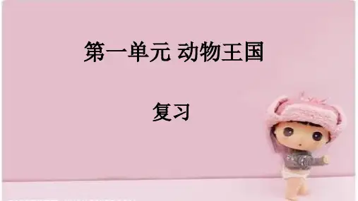四年级上册科学课件  第一单元《动物王国》复习    青岛版   共21张
