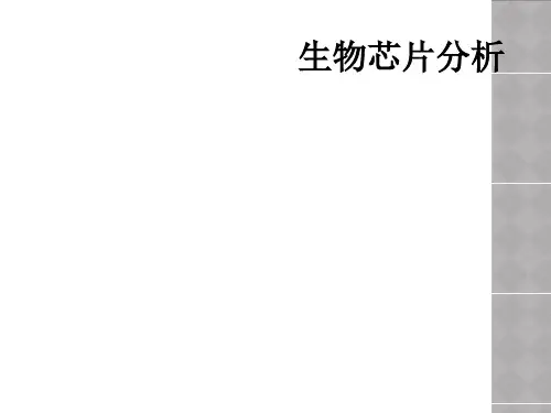 生物芯片分析