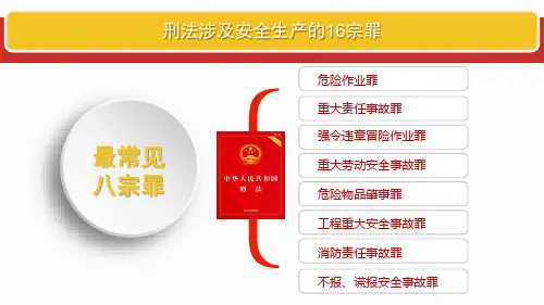 【处罚解读】新版《安全生产法及刑法修正案》关于安全生产的16宗罪解读