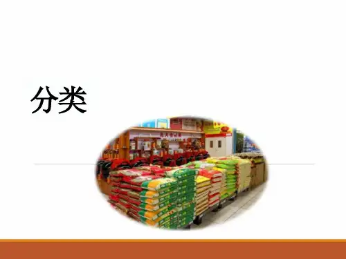 苏教版-科学四年级上册---分类课件