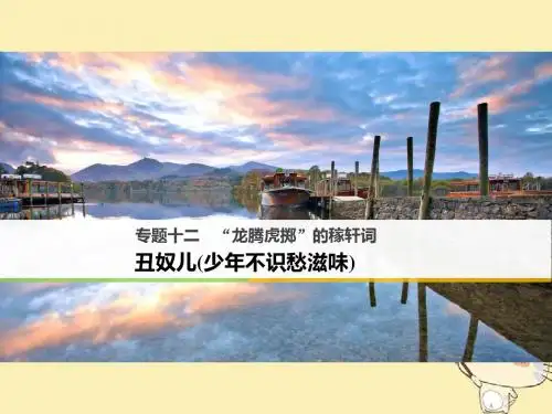 “龙腾虎掷”的稼轩词ppt6(