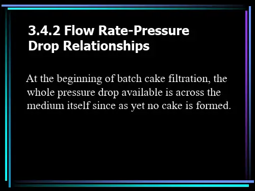 流体力学与传热 ：3 Flow Rate-Pressure Drop Relationships