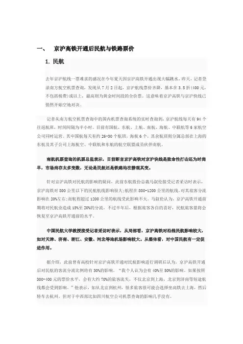 运输经济学作业