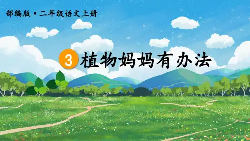 第3课 植物妈妈有办法 课件  (30张)
