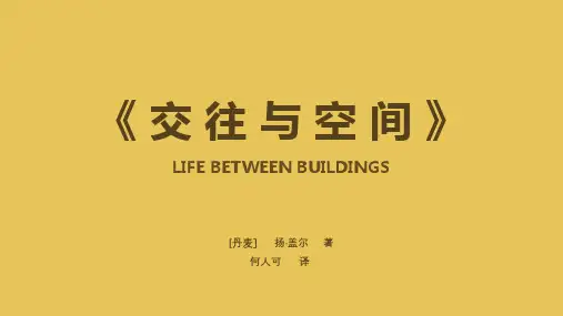 《交往与空间》文献汇报