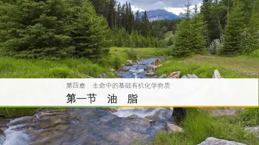 高中化学选修五课件：第四章 生命中的基础有机化学物质 第一节PPT40张