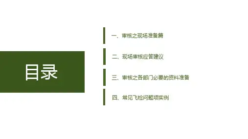 医疗器械体系考核审核之应对ppt课件