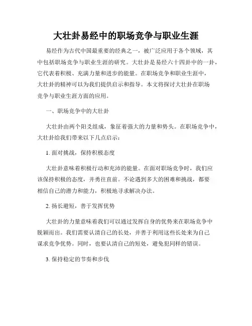 大壮卦易经中的职场竞争与职业生涯