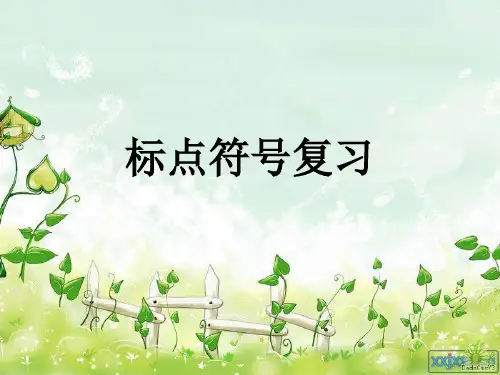 小学标点符号及阅读复习