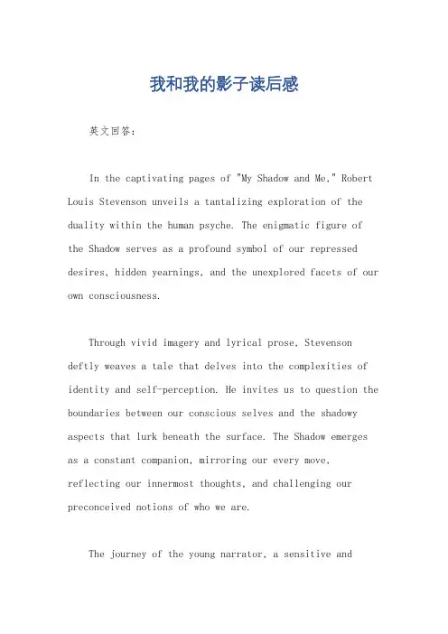 我和我的影子读后感